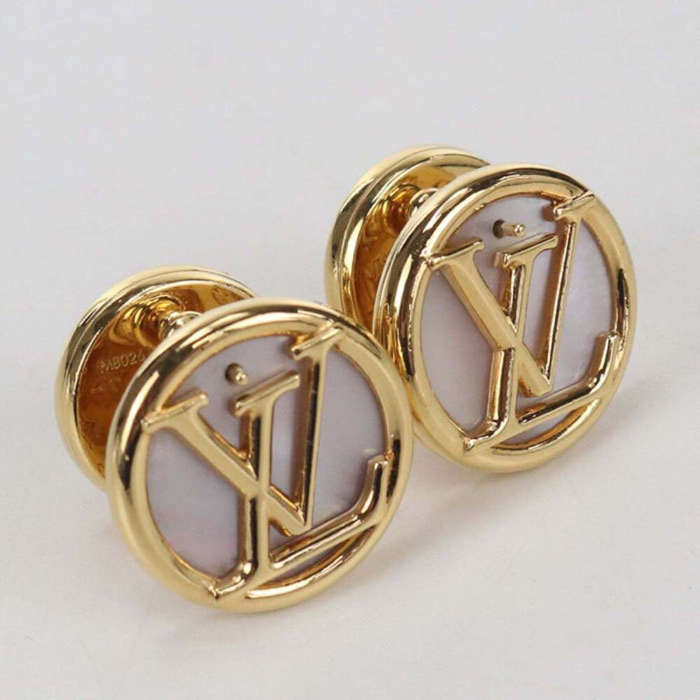 LOUIS VUITTON Gold Earrings - Picture 4 of 4